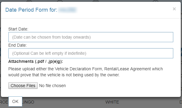 Assign dates